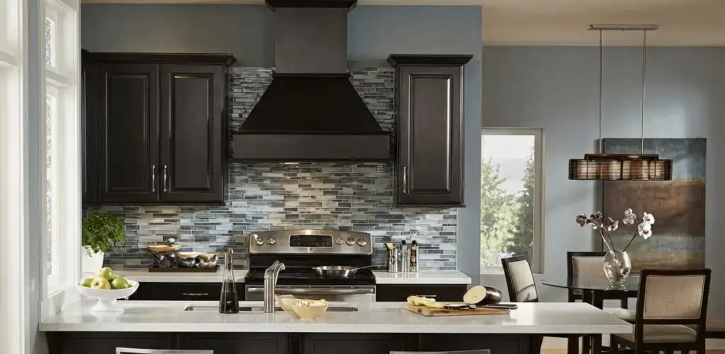 Kitchen cabinet painting and refinishing in a modern kitchen in Evansville, IN